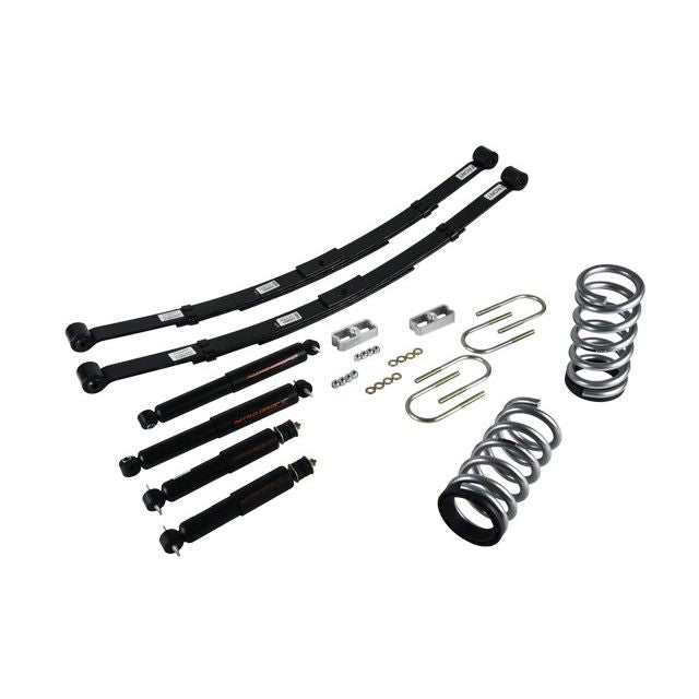 BELLTECH 573ND LOWERING KITS  Front And Rear Complete Kit W/ Nitro Drop 2 Shocks 1995-1997 Chevrolet Blazer/Jimmy 6 cly. 2 in. or 3 in. F/4 in. R drop W/ Nitro Drop II Shocks