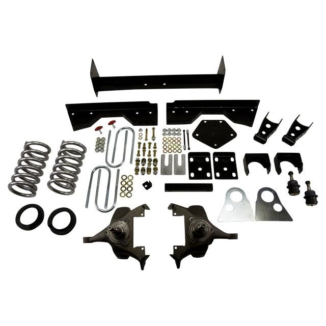 BELLTECH 822 LOWERING KITS  Front And Rear Complete Kit W/O Shocks 1994-1999 Dodge Ram 1500 (Ext Cab V8 Auto Trans Only) 4 in. or 5 in. F/6 in. or 7 in. R drop W/O Shocks
