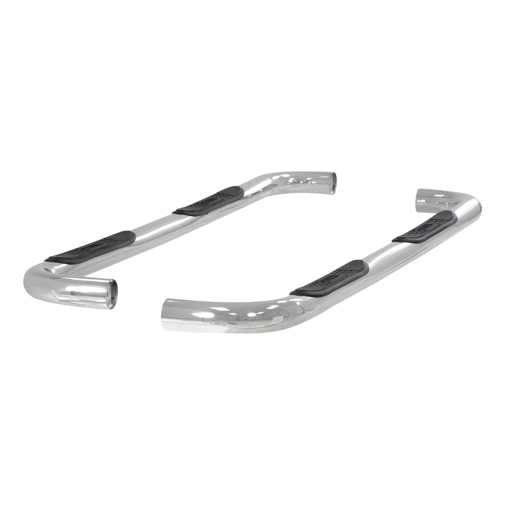 3" Round Polished Stainless Side Bars Select Chevrolet Tahoe GMC Yukon