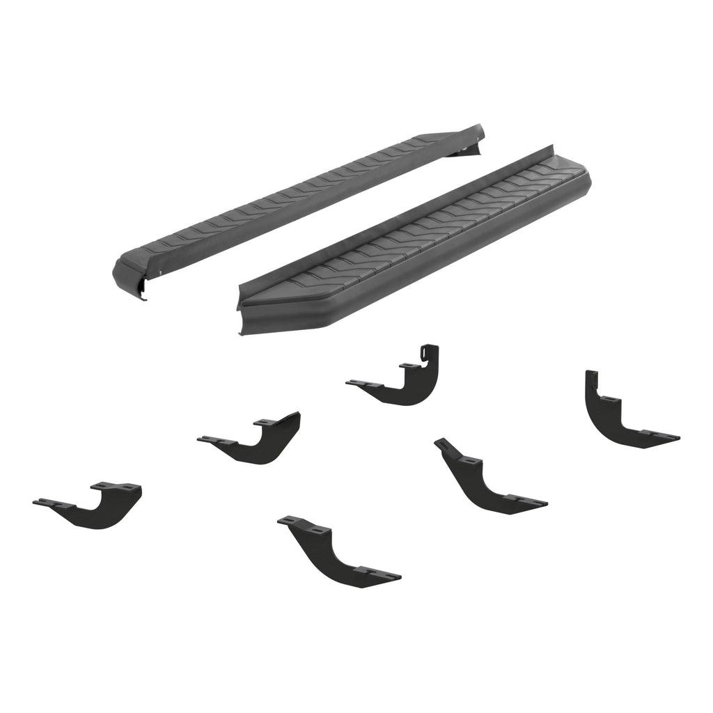 AeroTread 5" x 70" Black Stainless Running Boards Select Acura MDX