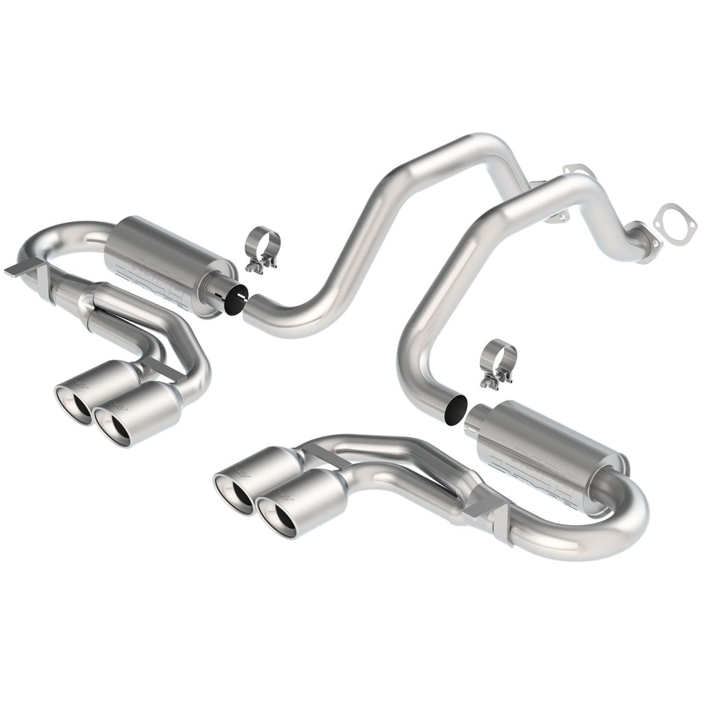 Borla 140039 | Borla S-Type Cat-Back  Exhaust System for 1997-2004 Chevrolet Corvette (C5 & C5 Z06) 5.7L V8 Automatic and Manual Transmission Rear Wheel Drive Coupe; Convertible.