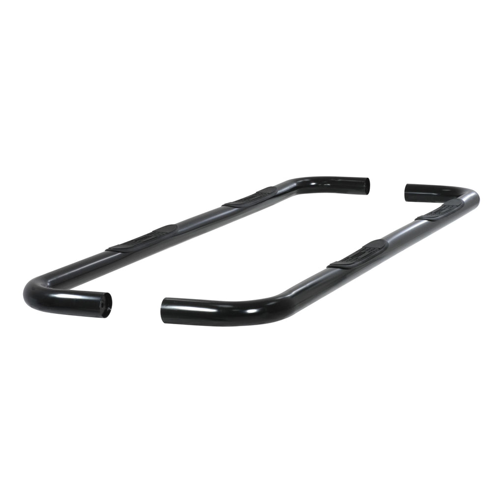 3" Round Black Steel Side Bars Select Dodge Ram 2500 3500