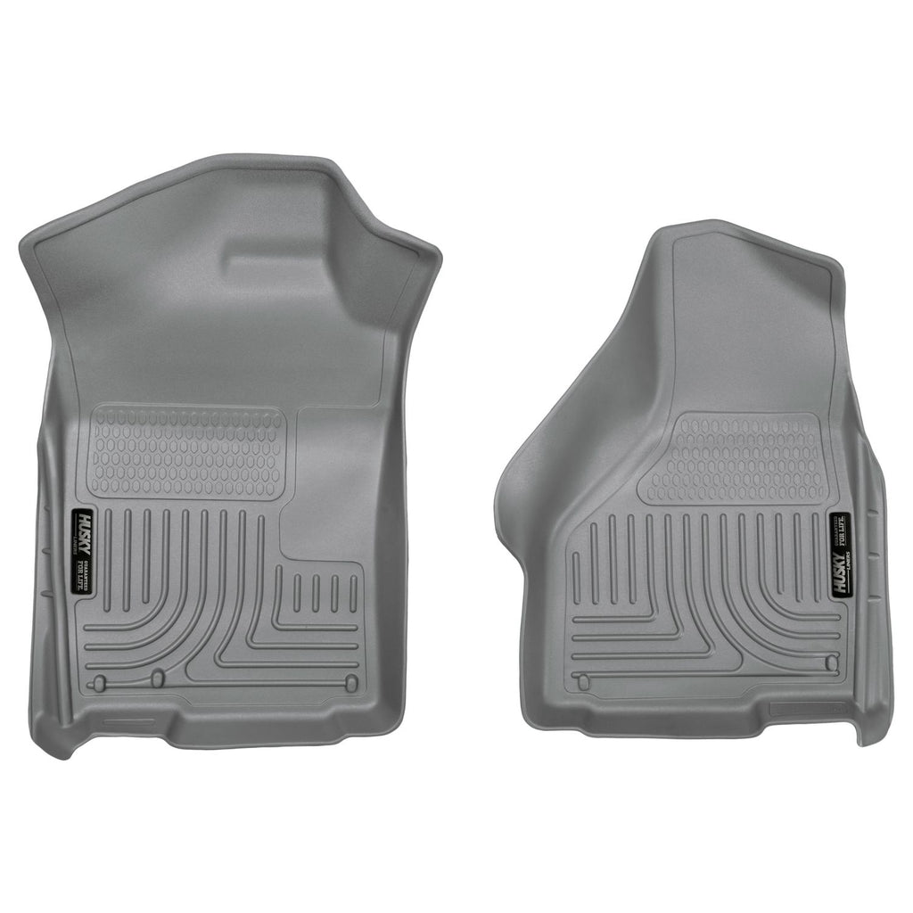 Husky Liners 18032 | Husky Liners Front Floor Liners, Fits 02-15 RAM 1500/03-15 RAM 2500/3500 QUAD/STD CAB WEATHERBEATER FRONT FLOOR LINERS GREY
