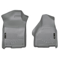 Husky Liners 18032 | Husky Liners Front Floor Liners, Fits 02-15 RAM 1500/03-15 RAM 2500/3500 QUAD/STD CAB WEATHERBEATER FRONT FLOOR LINERS GREY