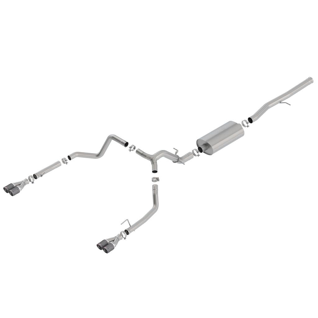 Borla 140772CF | Borla Cat-Back Exhaust System - Touring