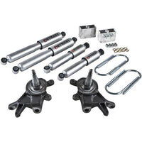 BELLTECH 440SP LOWERING KITS  Front And Rear Complete Kit W/ Street Performance Shocks 1983-1997 Nissan Pickup & Hardbody 2 in. F/3 in. R drop W/ Street Performance Shocks