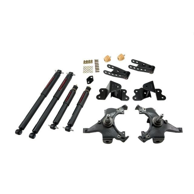 BELLTECH 695ND LOWERING KITS  Front And Rear Complete Kit W/ Nitro Drop 2 Shocks 1988-1991 Chevrolet Silverado/Sierra C1500 (Std Cab ext 454 SS) 2 in. F/4 in. R drop W/ Nitro Drop II Shocks