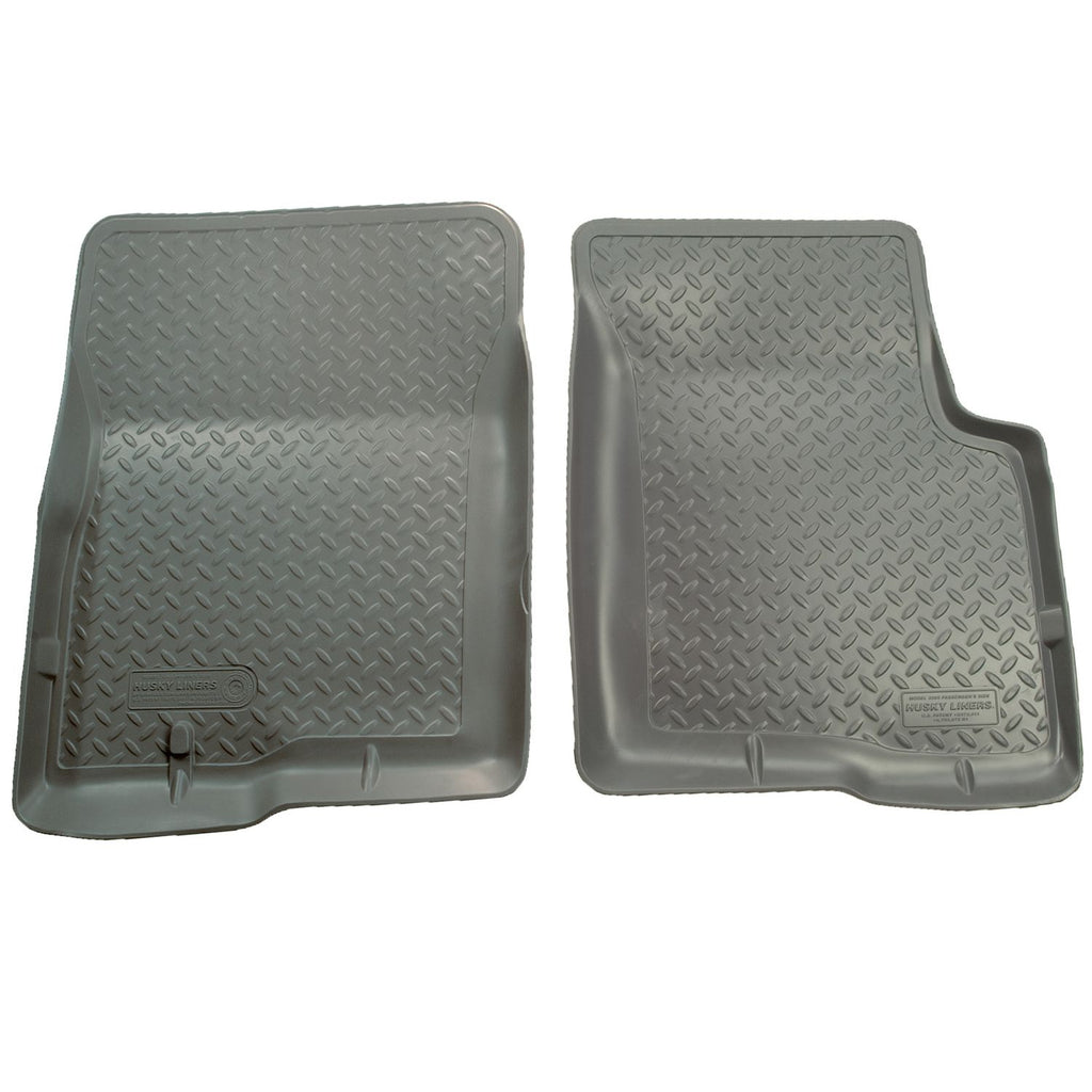 Husky Liners 33302 | Husky Liners Front Floor Liners, Fits 97-04 F150/250 LD GREY FRONT SEAT FLOOR LINER