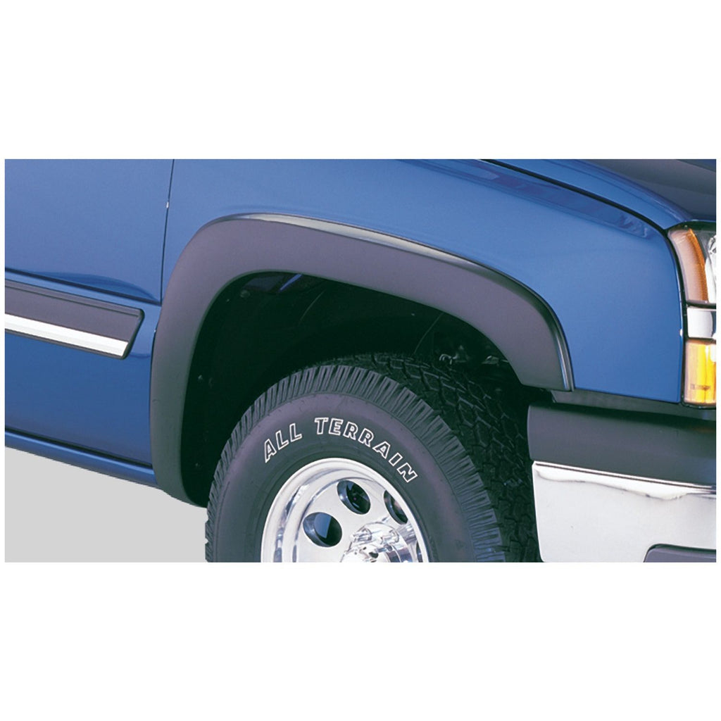 Bushwacker 40915-02 Black OE-Style Smooth Finish 4-Piece Fender Flare Set for 2003-2007 Chevrolet Silverado Trucks (Check Application Guide)