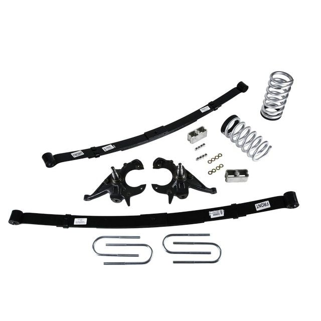 BELLTECH 616 LOWERING KITS  Front And Rear Complete Kit W/O Shocks 1982-2004 Chevrolet S10/S15 Pickup 4&6 cyl. (Std Cab) 83-94 Chevrolet Blazer/Jimmy 4&6 cyl. 4 in. or 5 in. F/5 in. R drop W/O Shocks