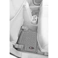 Rugged Ridge 14950.20 | Floor Liners, Rear, Gray; 08-12 Jeep Liberty KK