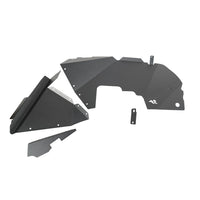 Rugged Ridge 11615.61 | Inner Fender Liners, Frnt, Aluminum, Blk; 18-21 JL