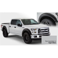 Bushwacker 20935-52 Pocket/Rivet Style Color Matched Ingot Silver 4-Piece Fender Flare Set for 2016-2017 Ford F-150 (Excludes Models w/Tech Package)