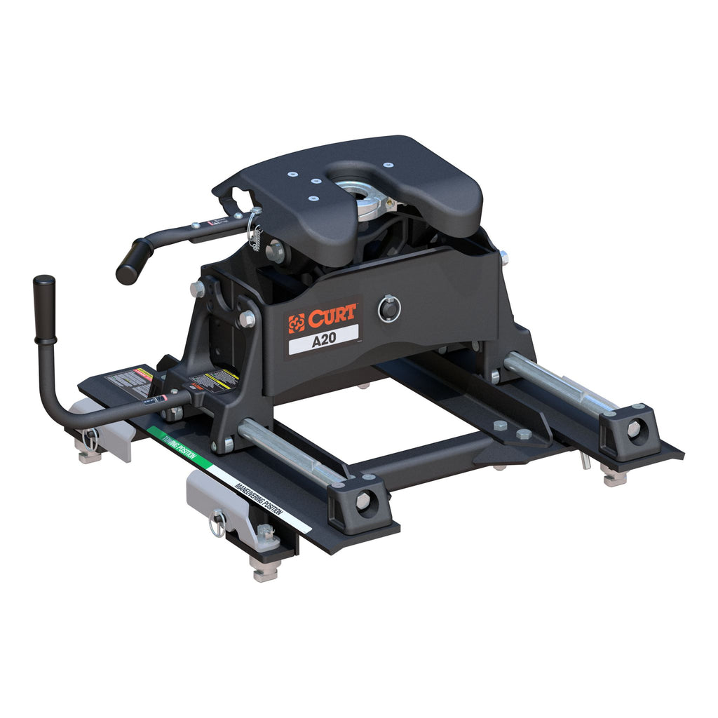 A20 Sliding 5th Wheel Hitch 20K Select Silverado Sierra 6.5' Bed Puck System