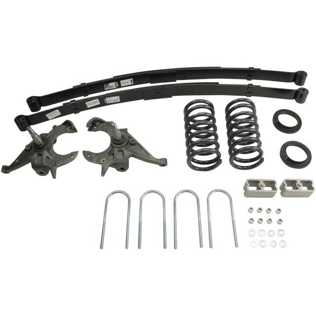 BELLTECH 619 LOWERING KITS  Front And Rear Complete Kit W/O Shocks 1982-2004 Chevrolet S10/S15 Pickup 4&6 cyl. (Ext Cab) 4 in. or 5 in. F/5 in. R drop W/O Shocks