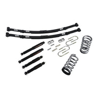 BELLTECH 574ND LOWERING KITS  Front And Rear Complete Kit W/ Nitro Drop 2 Shocks 1994-2004 Chevrolet S10/S15 Pickup 6 cyl. (Ext Cab & Std Cab) 2 in. or 3 in. F/4 in. R drop W/ Nitro Drop II Shocks