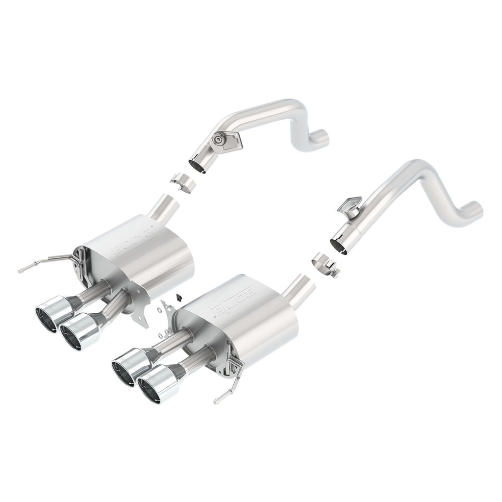 Borla 11868 | Borla S-Type Axle-Back Exhaust System for 2014-2019 Chevrolet Corvette (C7) 6.2L V8 Automatic; Manual Transmission; Rear Wheel Drive 2 Door WITHOUT NPP Dual Mode Exhaust.
