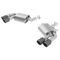 Borla 11920CFBA | Borla S-Type Axle-Back Exhaust System for 2016-2021 Chevrolet Camaro SS 6.2L V8 Automatic; Manual Transmission; 2-Door equipped with Dual Mode Exhaust (NPP) or Dual Split Rear Exit bumper.
