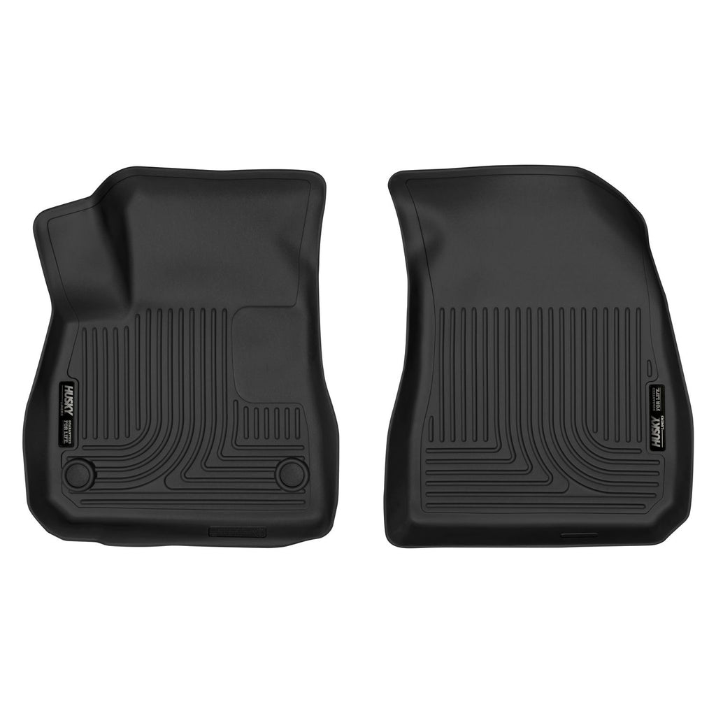 Husky Liners 52271 | Husky Liners Front Floor Liners, Fits 16-C MALIBU BLACK FRONT FLOOR LINERS