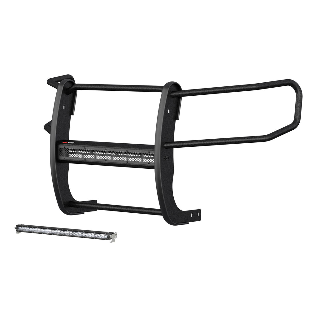Pro Series Black Steel Grille Guard with Light Bar Select Toyota 4Runner