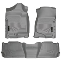 Husky Liners 98252 | Husky Liners Front & 2nd Seat Floor Liners, Fits 07-14 ESCALADE/TAHOE/YUKON(NOT HYBRID)W/2ND ROW BUCKET FRONT & 2ND SEAT FLOOR LINER GREY