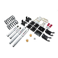 BELLTECH 772SP LOWERING KITS  Front And Rear Complete Kit W/ Street Performance Shocks 1985-1995 Chevrolet Astro/Safari (2WD w/ Factory Composite Leaf) 2.5 in. F/2.5 in. R drop W/ Street Performance Shocks