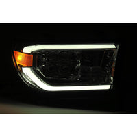 LED Projector Headlights Plank Style Design Black
