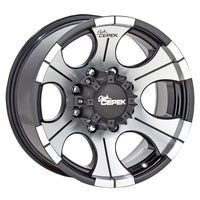 Dick Cepek-90000000481 Wheel 15X8 5X4.5 3-5/8 DC DC II BLACK