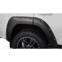 Bushwacker 30046-02 Black Pocket/Rivet Style Smooth Finish Rear Fender Flares for 2014-2022 Toyota 4Runner (Excludes Limited)