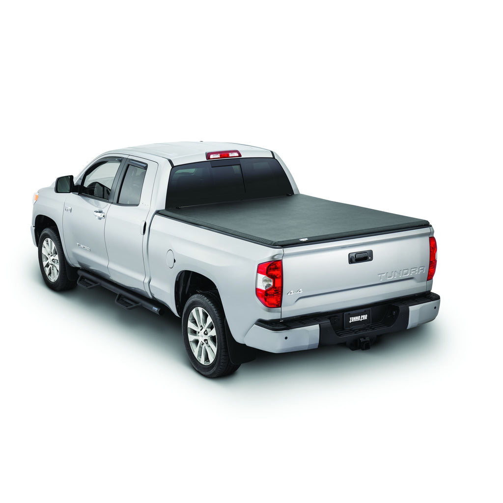 Tonno Pro HF-560 Black Hard Fold Tri-Folding Truck Bed Tonneau Cover for 2014-2020 Toyota Tundra | Fits 8 Ft. Bed