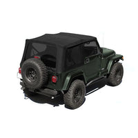 XHD Soft Top Black Diamond Tinted Windows; 88-95 Jeep Wrangler YJ