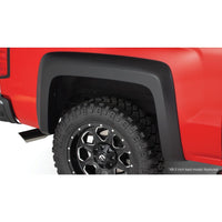 Bushwacker 40128-02 Black Extend-A-Fender Style Smooth Finish Rear Fender Flares for 2019 Chevrolet Silverado 1500 LD 2014-2018 Silverado 1500 2015-2019 Silverado 2500 HD/3500 HD; Fits 78.8/97.8 In. Bed