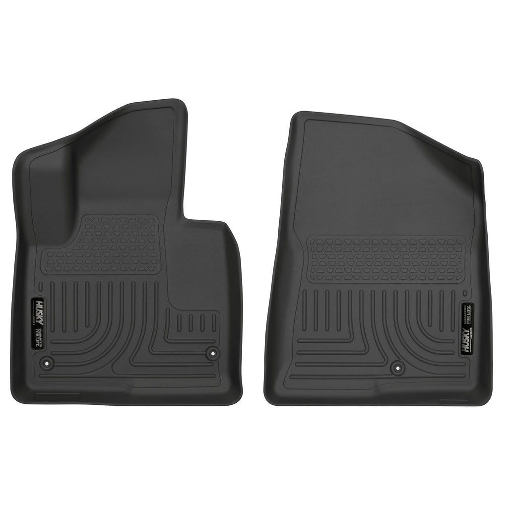 Husky Liners 13861 | Husky Liners Front Floor Liners, Fits 13-16 SANTA FE GLS/LIMITED FRONT FLOOR LINERS WEATHERBEATER SERIES BLACK