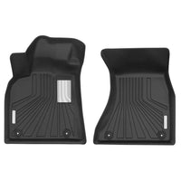 Husky Liners 70101 | Husky Liners Front Floor Liners, Fits 09-17 AUDI Q5/14-17 AUDI SQ5/15-C PORSCHE MACAN BLACK FRONT FLOOR LINERS