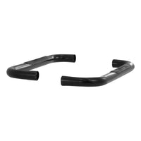 3" Round Black Steel Side Bars Select Jeep Wrangler TJ