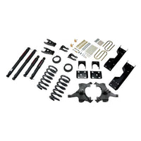 BELLTECH 689ND LOWERING KITS  Front And Rear Complete Kit W/ Nitro Drop 2 Shocks 1992-1998 Chevrolet Silverado/Sierra C1500 (Std Cab ext 454 SS) 4 in. or 5 in. F/6 in. or 7 in. R drop W/ Nitro Drop II Shocks