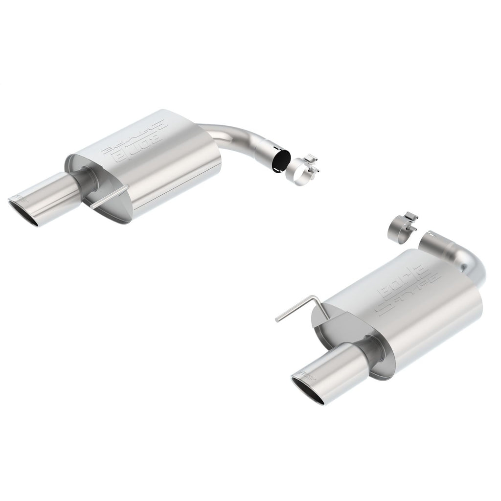 Borla 11887 | Borla S-Type Axle-Back Exhaust System for 2015-2017 Ford Mustang GT/GT Convertible 5.0L V8 , Automatic/ Manual Transmission. Rear Wheel Drive 2-Door.