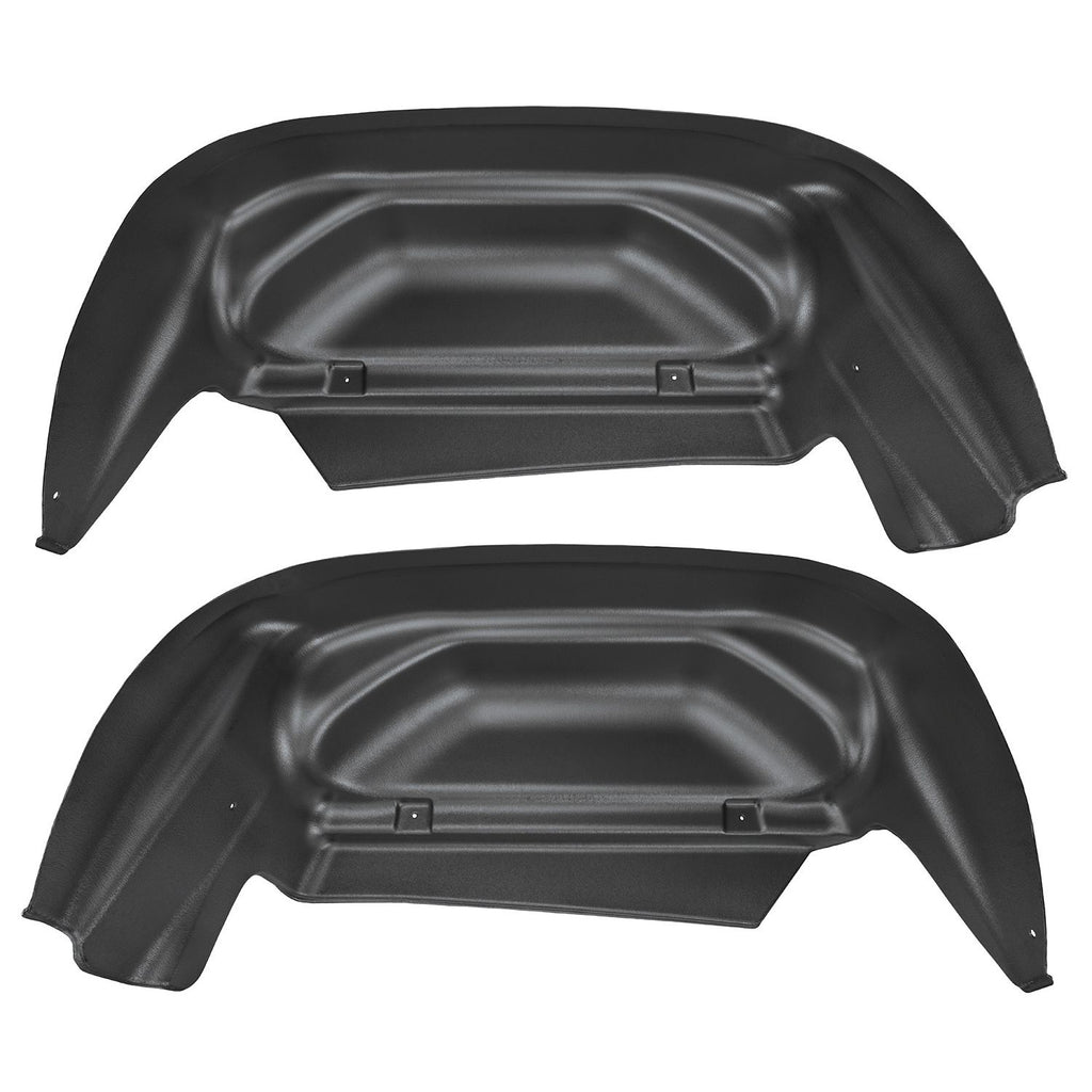 Husky Liners 79011 | Husky Liners Rear Wheel Well Guards, Fits 14-19 SILVERADO 1500(Legacy), 15-19 SILVERADO 2500/3500 REAR WHEEL WELL GUARDS BLACK