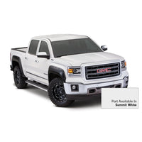 Bushwacker 40927-14 Pocket/Rivet Style Color Matched Summit White 4-Piece Fender Flare Set for 19-22 Chevrolet Silverado 1500