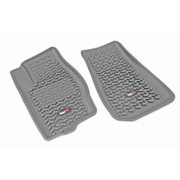 Rugged Ridge 14920.30 | Floor Liners, Front, Gray; 07-12 Caliber /07-16 MK