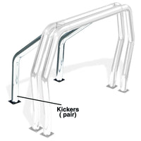 Go Rhino - 9558C - Go Rhino! Bed Bars - Pair of Kickers (On Wheel Wells)