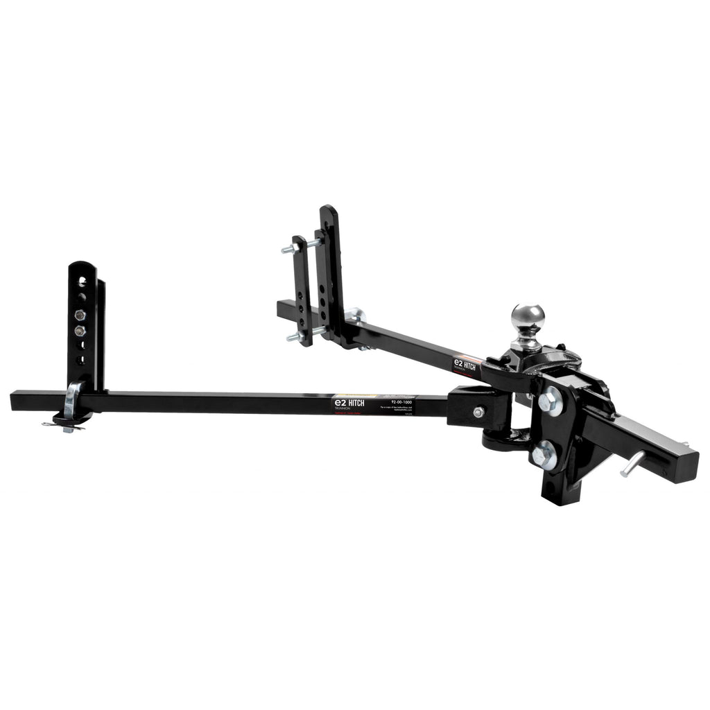 e2 10K trunion weight distributing hitch with built-in sway control.