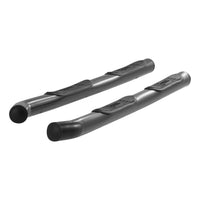 3" Round Black Steel Side Bars Select Nissan Pathfinder