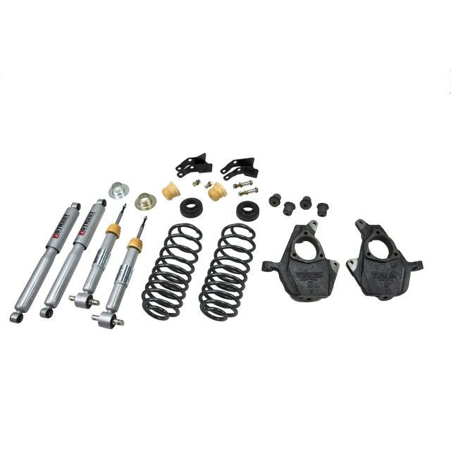 BELLTECH 753SP LOWERING KITS  Front And Rear Complete Kit W/ Street Performance Shocks 2007-2014 Chevrolet Tahoe/Suburban/Yukon (w/out Factory Autoride 2WD/4WD) 2 in. F/3 in. or 4 in. R drop W/ Street Performance Shocks