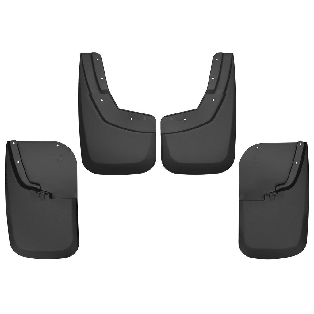 Husky Liners 56686 | Husky Liners Front and Rear Mud Guard Set, Fits 11-16 SUPER DUTY F250/F350 FRONT AND REAR CUSTOM MUD GUARD COMBO SETS
