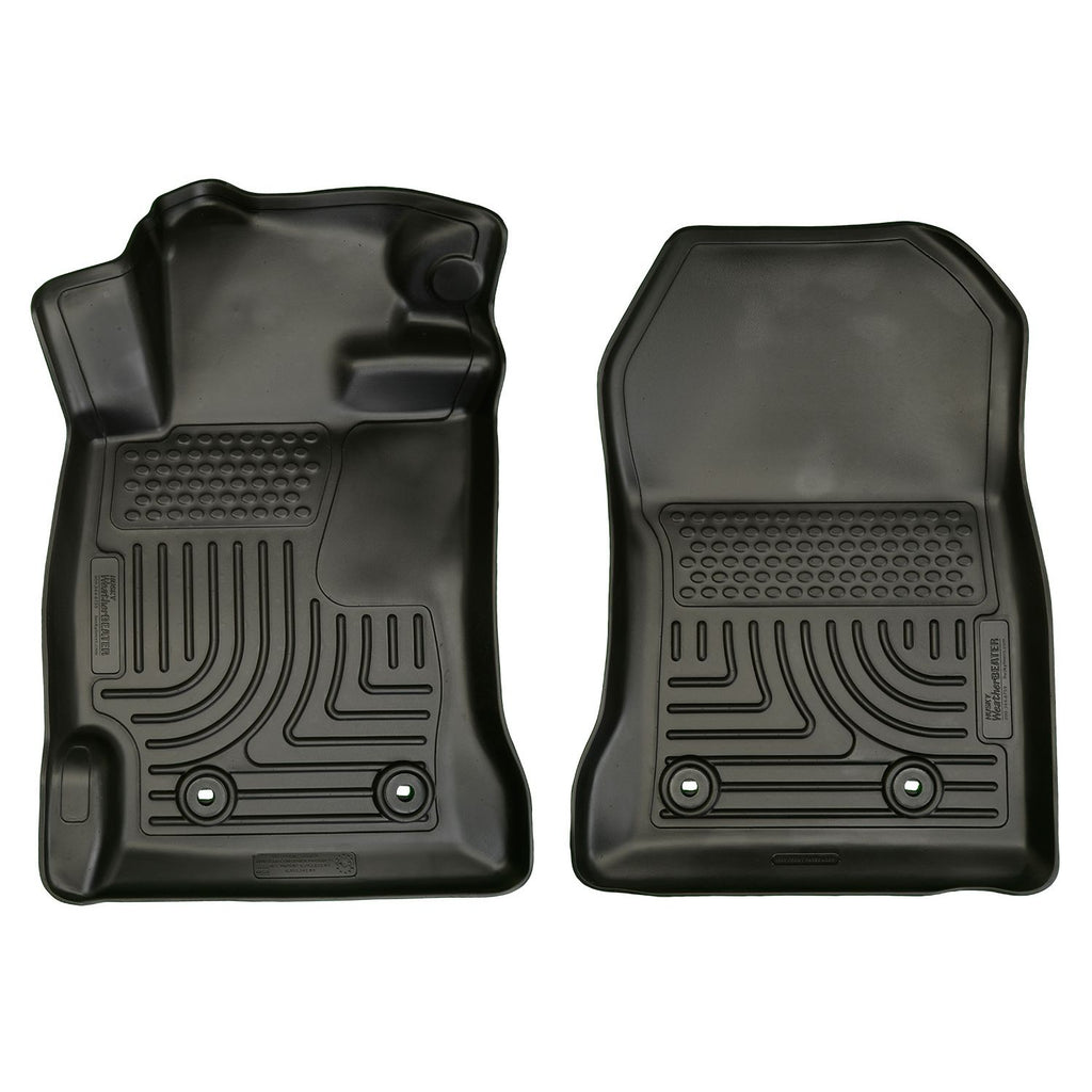 Husky Liners 18831 | Husky Liners Front Floor Liners, Fits 13-15 SCION FR-S/BRZ FRONT FLOOR LINERS WEATHERBEATER BLACK