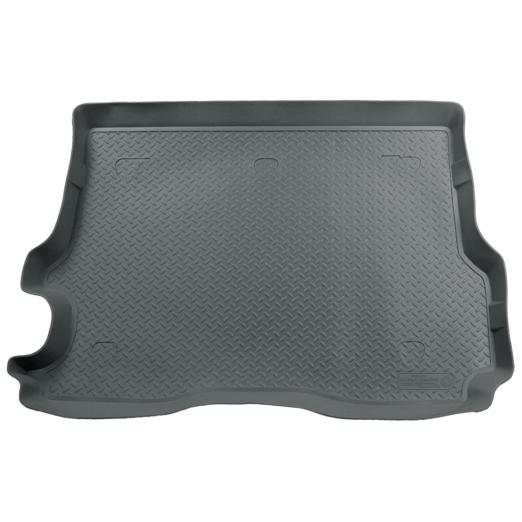 Husky Liners 22002 | Husky Liners Cargo Liner, Fits 04-07 RAINIER/02-09 ENVOY/BRAVADA/TRAILBLAZER/05-08 ASCENDER/05-09 SAAB 9-7X RL GREY