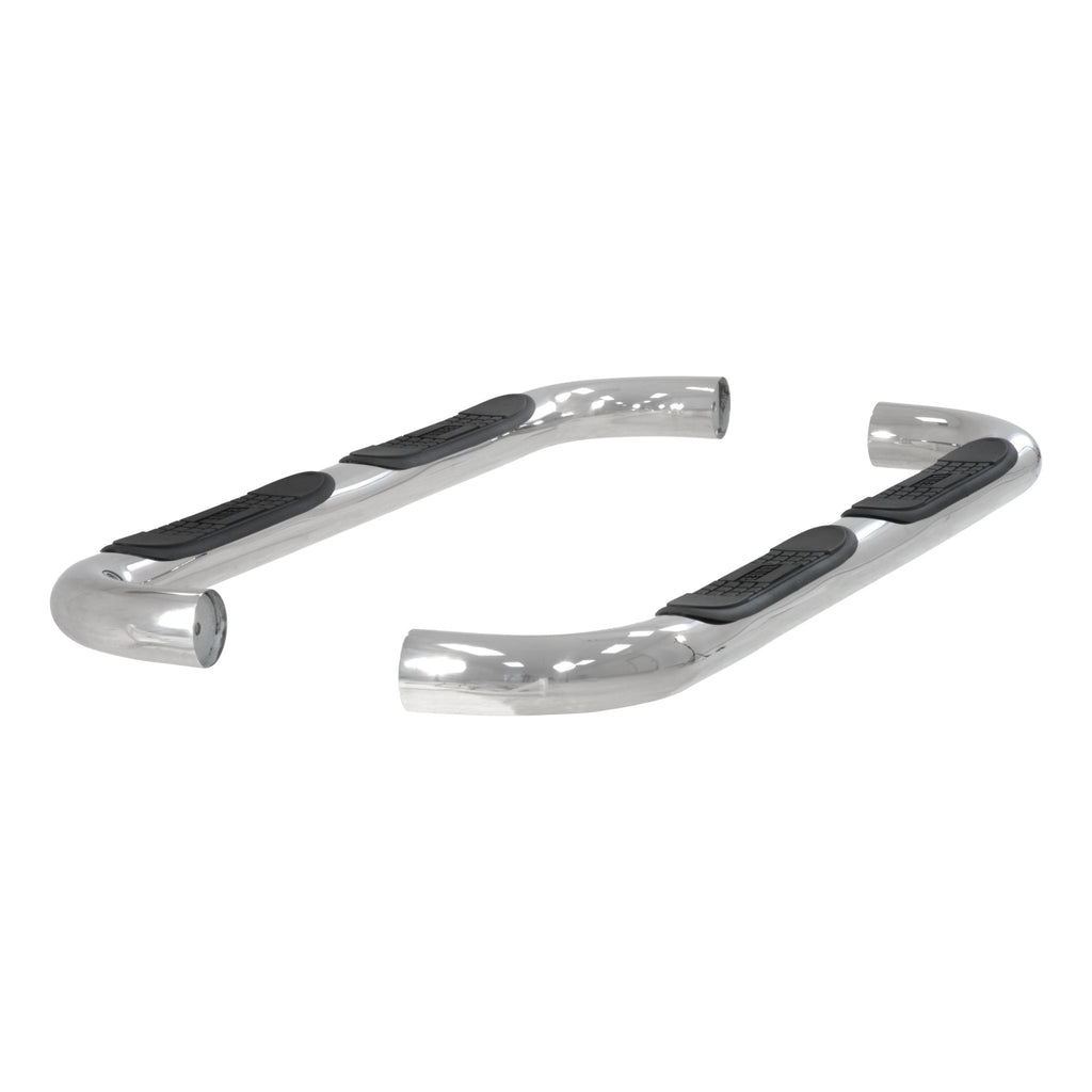 3" Round Polished Stainless Side Bars Select Mazda B-Series Ford Ranger