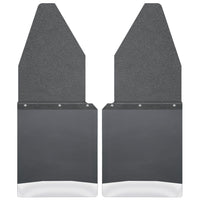 Husky Liners 17104 | Husky Liners Kick Back Mud Flaps 12 Wide - Black Top and Stainless Steel Weight, Fits 88-C FORD KICK BACK MUD FLAPS FRONT 12IN WIDE - BLACK TOP AND STAINLESS STEEL WEIGHT