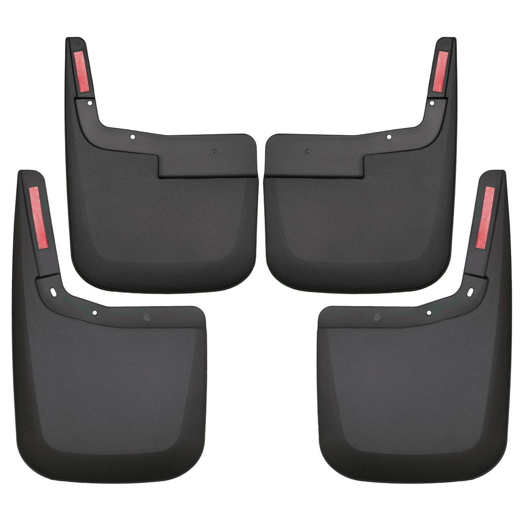 Husky Liners 58446 | Husky Liners Front and Rear Mud Guard Set, Fits 15-C F150 W/O FLARES FRONT AND REAR CUSTOM MUD GUARD COMBO SETS